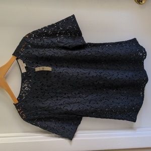 Black Lace Blouse